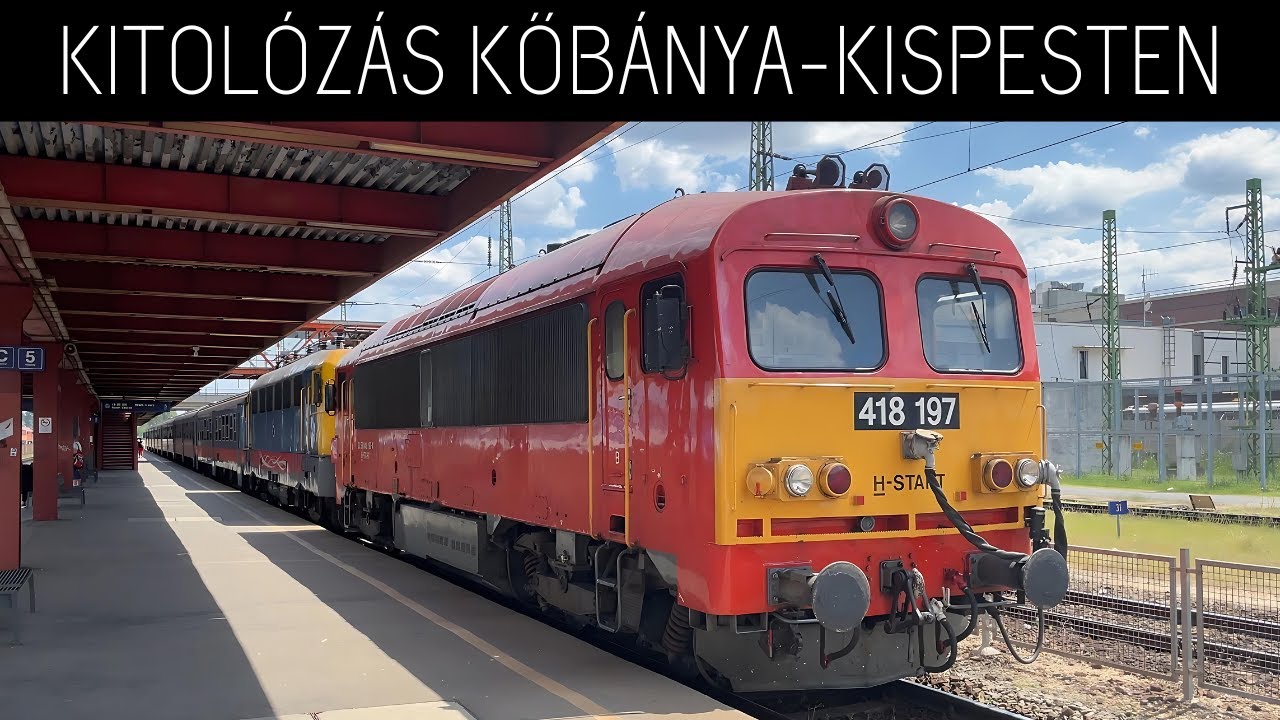 DÍZELGÉPEK tolták a villanymozdonyokat KÖKI-n | Feszmentes nap Szergejekkel és Csörgővel [4K/UHD]