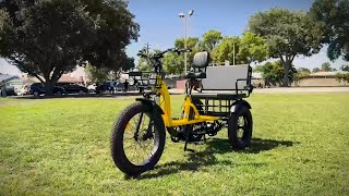 Maxfoot MF-33 eTrike With Passenger Seat For Daily Trip