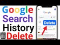 Google history kaise delete kare | google search history delete | google history permanently delete