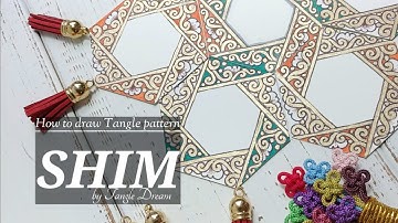 How to draw Zentangle Pattern 