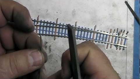 Building a Custom Curved Turnout: Part 11