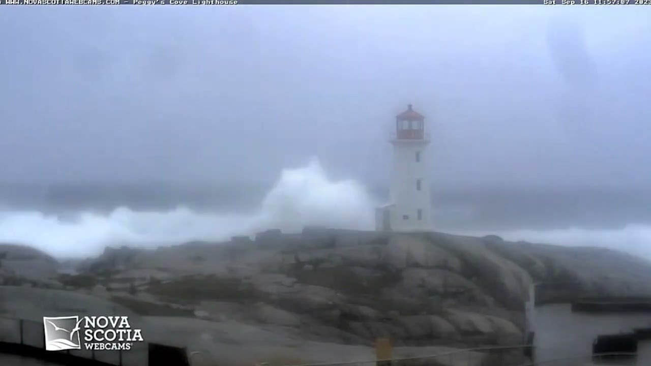 Hurricane Lee - Peggys Cove Timelapse - September 16, 2023