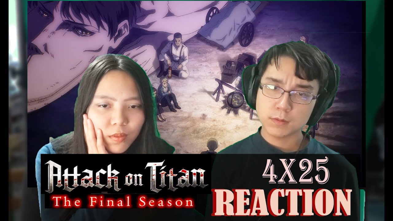 Attack on Titan (Shingeki No Kyojin) 4X25 | "Night of the End" | REACTION