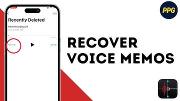 How to recover voice memos in iPhone ?
