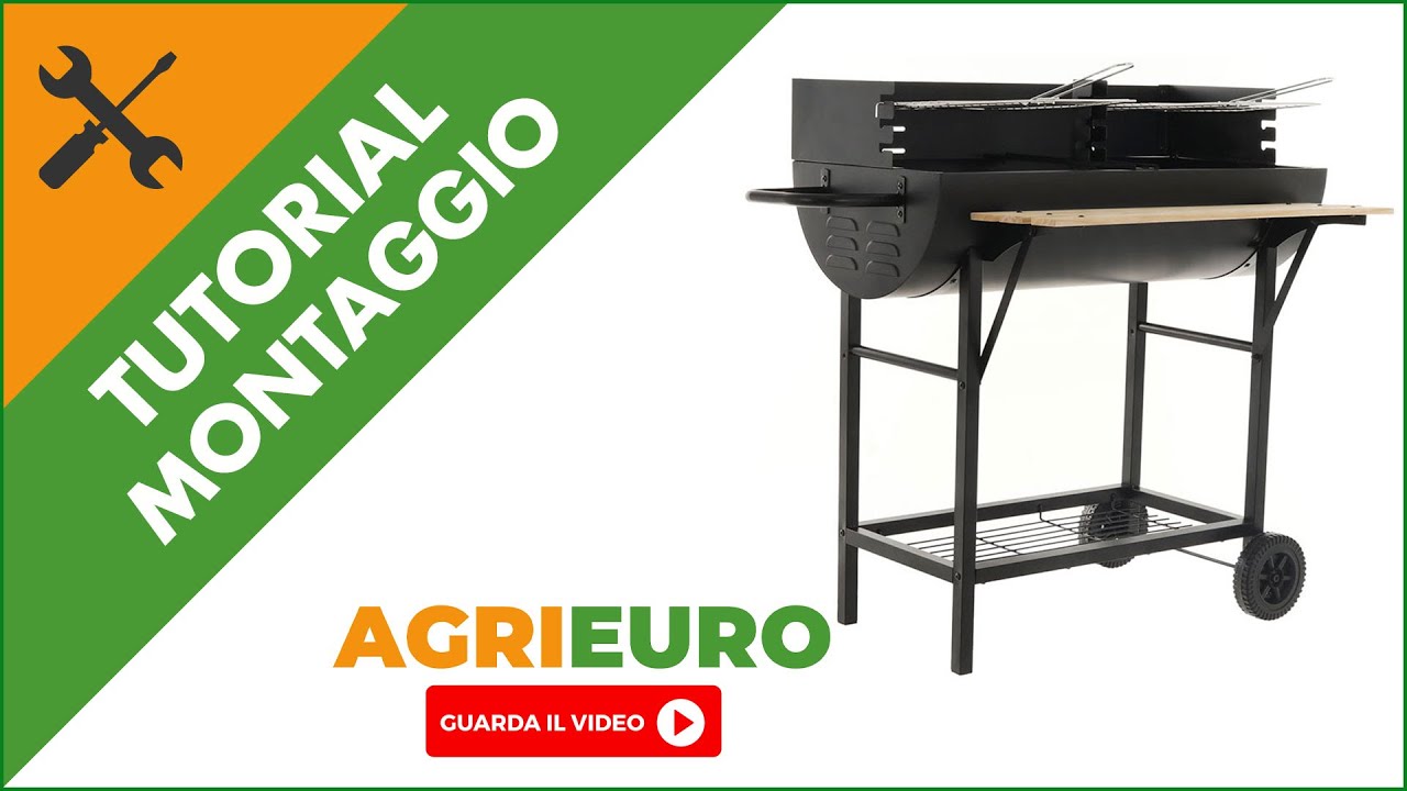 Barbecue Royal Food CB 300 X: Come montare barbecue a carbone