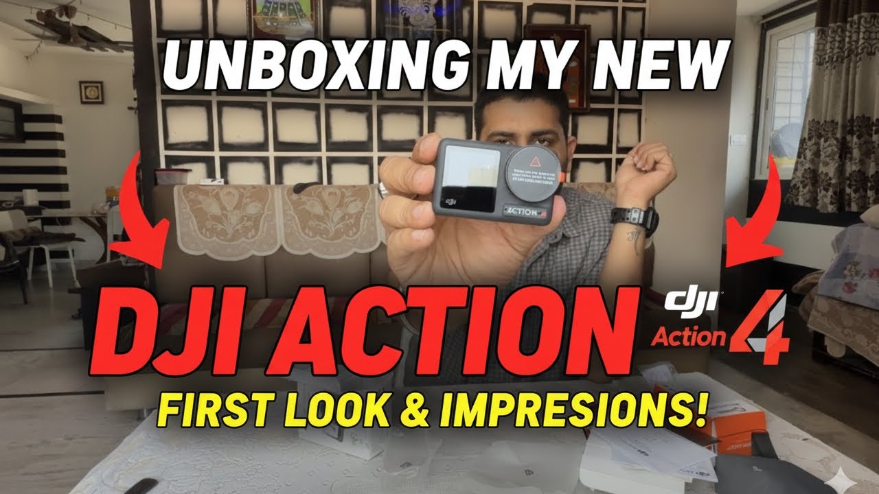 DJI Action 4 + Mic Mini | Unboxing & First Impressions🎥🔥