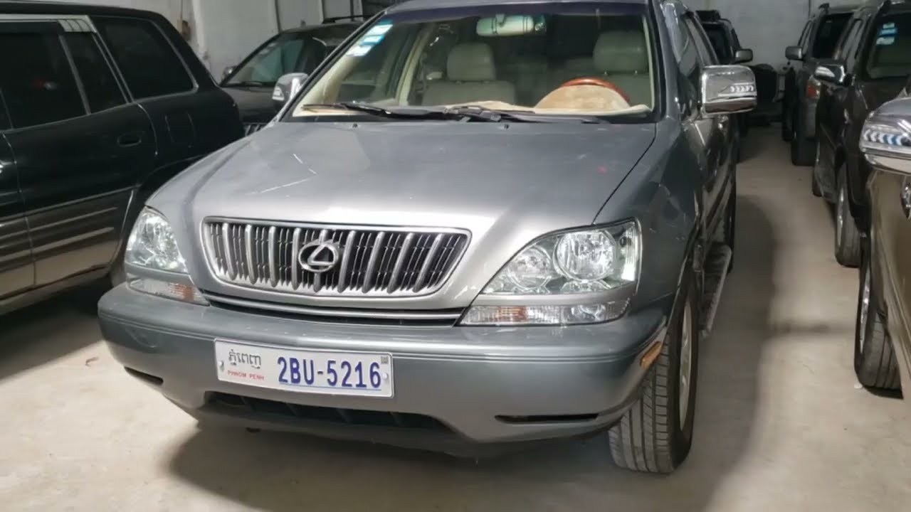 លក់ឡាន Lexus RX300 ឆ្នាំ2001 ប៉ុង1ពណ៍ផ្សែងបារី តម្លៃ11700$/0969788321/0883455242/092718124
