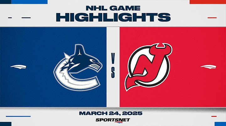 NHL Highlights | Canucks vs. Devils - March 24, 2025
