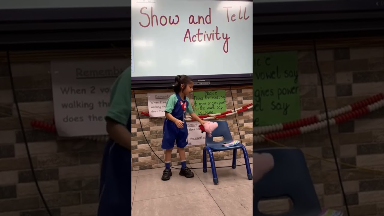 Show and Tell 🤗| School Speaking Activity🎤  | My Favourite Cartoon 😇| Props Used | Fun activity 🥰