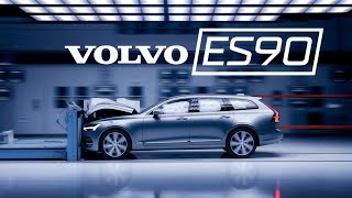 Volvo ES90   Safety Test by Collision