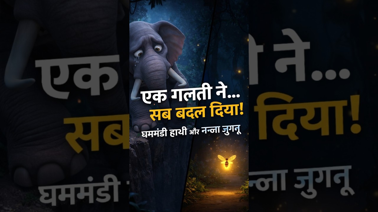 एक गलती... और सब खत्म! 😱 | नन्हे जुगनू ने कैसे बचाया?