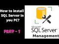 How to install SSMS (SQL Server) in your PC for free ? 📦|| Part 1 || SSMS #sql #ssms