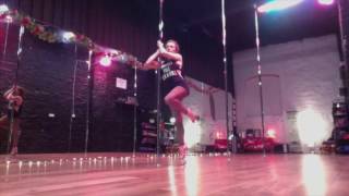 Barrel Roll to Twisted Lunge: A Pole Dance Tutorial By Arlene Caffrey of Irish Pole Dance Academy