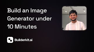 Celebrity How to build an AI Text to Image Generator app in 7 mins | Builderkit Wealth