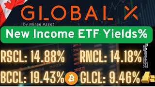 Global-X High Yield ETFs Declare First Distributions | RSCL GLCL RNCL BCCL