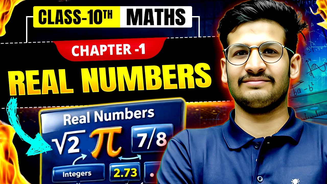 Real Numbers Class 10 | HCF & LCM Explained | Class 10th Maths Chapter 1 | CBSE Board Exam 2026