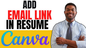 How To Add Email Link In Resume In Canva