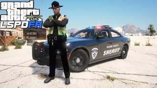 GTA 5 LSPDFR - Blaine County Sheriff - SHOTS FIRED!! ( #LSPDFR ) NVE