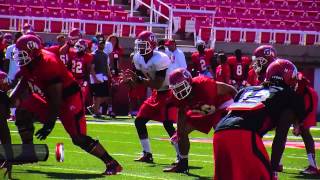 Utah head coach Kyle Whittingham and practice highlights 8/11/2014