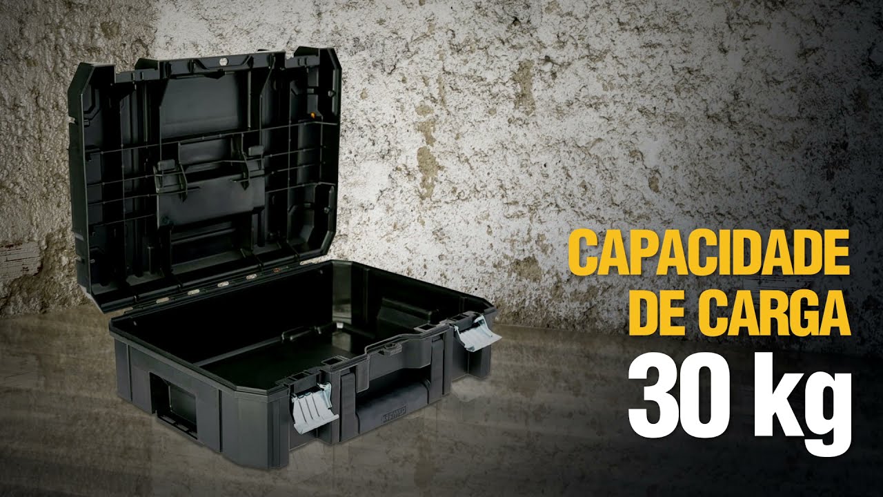 Organizador TSTAK Nr. 2 13 Pol com Fecho Metálico - DEWALT-DWST17807