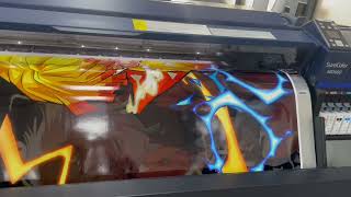 Zenitsu Agatsuma Demon Slayer Custom Design Anime Itasha Car Wrap 3