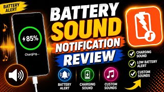 Battery Sound Notification App || How to Use Battery Sound Notification App || Battery Sound App screenshot 1