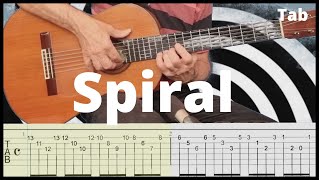 La Spiral    SPANISH GUITAR STUDY # 2 @dd-guitarschool.nl