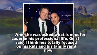 'He's as good as he can be': Willie Geist says he's been in touch with fired Today host Matt Lauer a