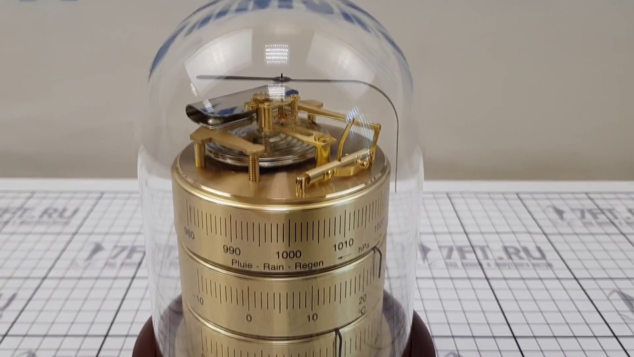 Метеостанция из красного дерева Barigo 3026 160 x 110 мм барометр / термометр / гигрометр