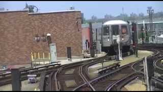 R68 D Train Entering Coney Island-Stillwell Avenue