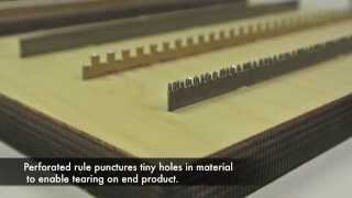 Perforated Rule for Die Cutting