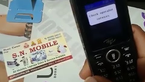 Keypad Mobile Check Operator service Problem Solved China Mobiles Itel Operator Services