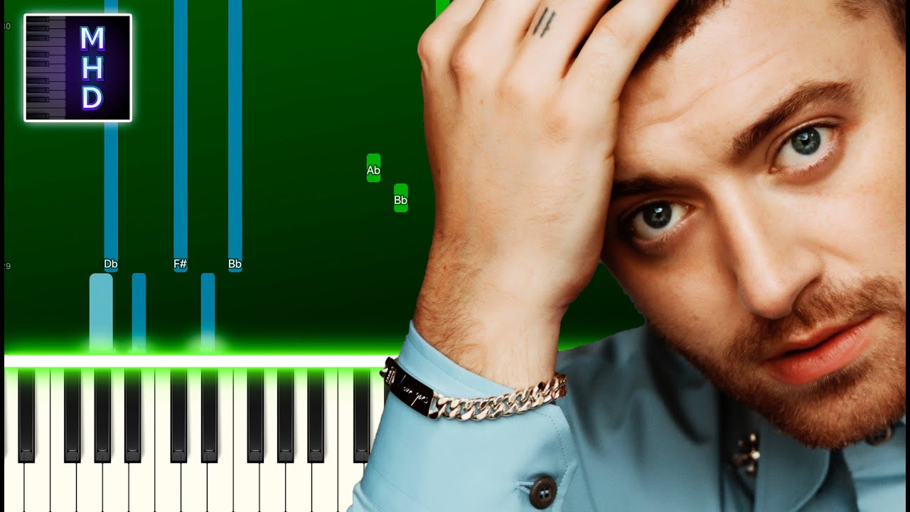 Sam Smith - My Oasis (feat Burna Boy) (Piano Tutorial Easy)