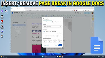 How To Insert and Remove a Page Break in Google Docs - Easy Fix