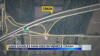 Lake Charles man dies in crash