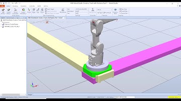 ABB RobotStudio Create a Track with Rotator_Part 2 (adding Controller)