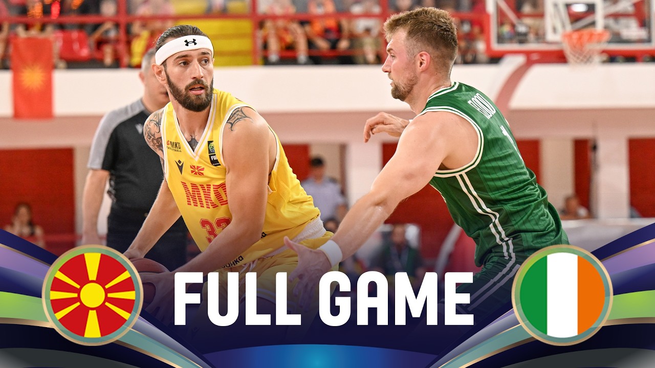 LIVE - North Macedonia v Ireland | FIBA EuroBasket 2029 Pre-Qualifiers