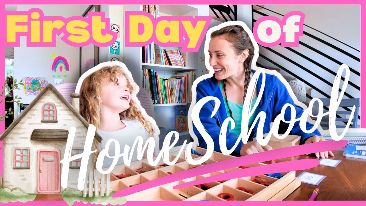 FIRST DAY of HOMESCHOOL - 1st Grade!! - YouTube