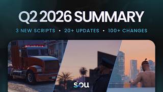 20 Updates in 3 Months — FiveM Scripts Q2 2026 Recap | s0u Scripts