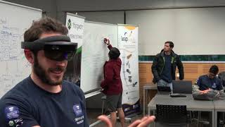 Interviews with Students and Academics during Auckland IoT-AR Hackathon (2019)