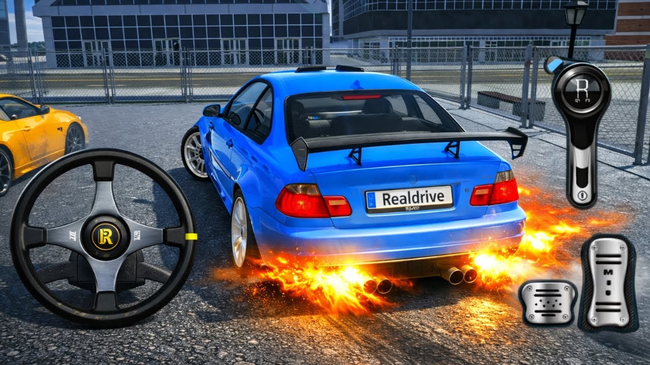 Perfect Parking with Fire Exhaust 😱 | Realistic Car Driving Gameplay