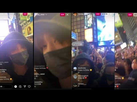 姜濤勇闖「姜濤灣」 尖叫聲中感受姜糖送生日祝福｜姜媽媽返銅鑼灣寓所時被姜糖包圍寸步難移｜明報娛樂新聞