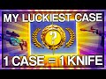 MY LUCKIEST CASE EVER! (1 CASE = KNIFE)