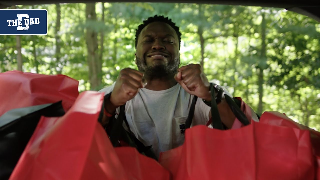 The Dad Games: Grocery Bag Deadlift