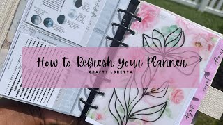 How to Refresh Your Planner | Planner Tips