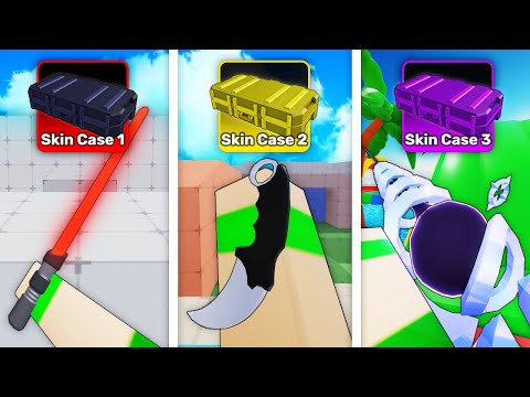 Winning with EVERY SKIN in Roblox Rivals! (SKIN CASES)