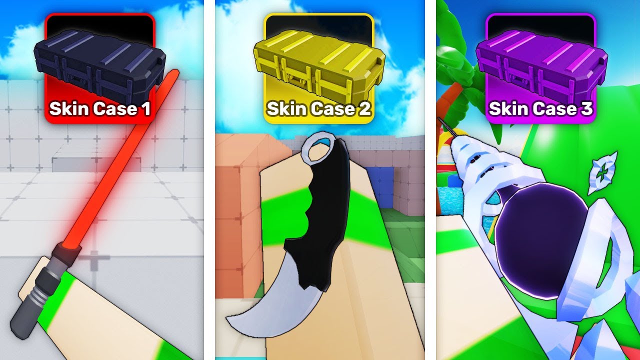 Winning with EVERY SKIN in Roblox Rivals! (SKIN CASES)