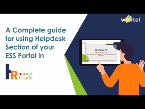 How to Use Helpdesk Section in ESS Portal of HR Pearls | A Complete Guide