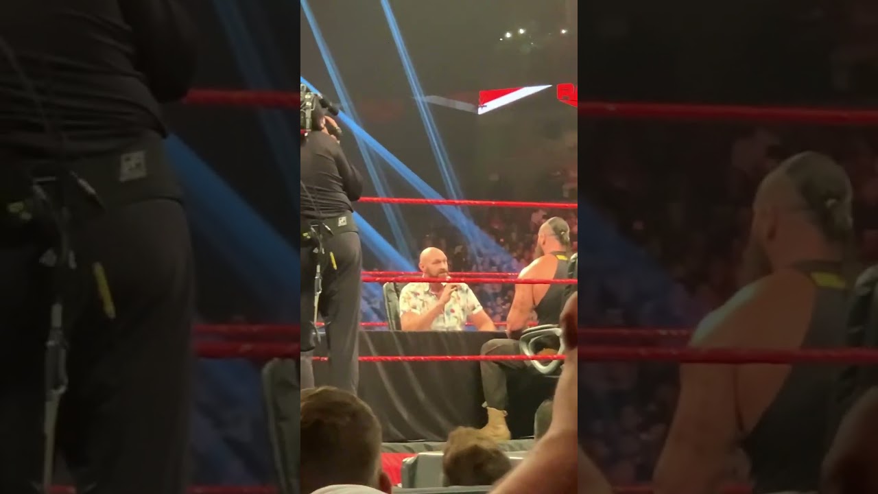 Tyson Fury gets“What?” chant from crowd on WWE RAW