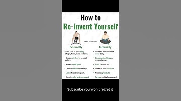 How to Reinvent Yourself – Inside & Out!